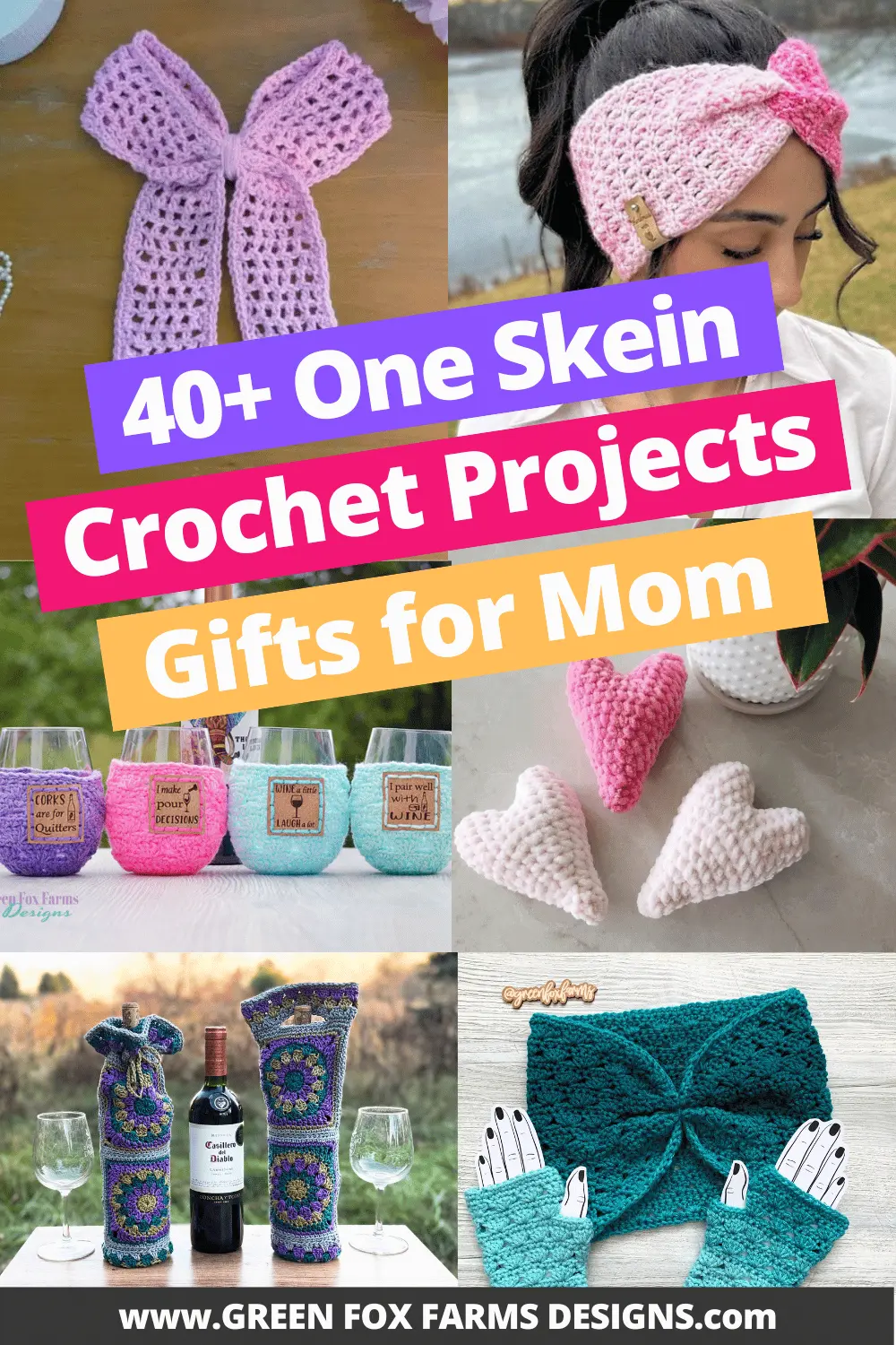 crochet 40 One Skein Crochet Projects for Mothers Day Roundup by Green Fox Farms Designs © 2026 Pin 6