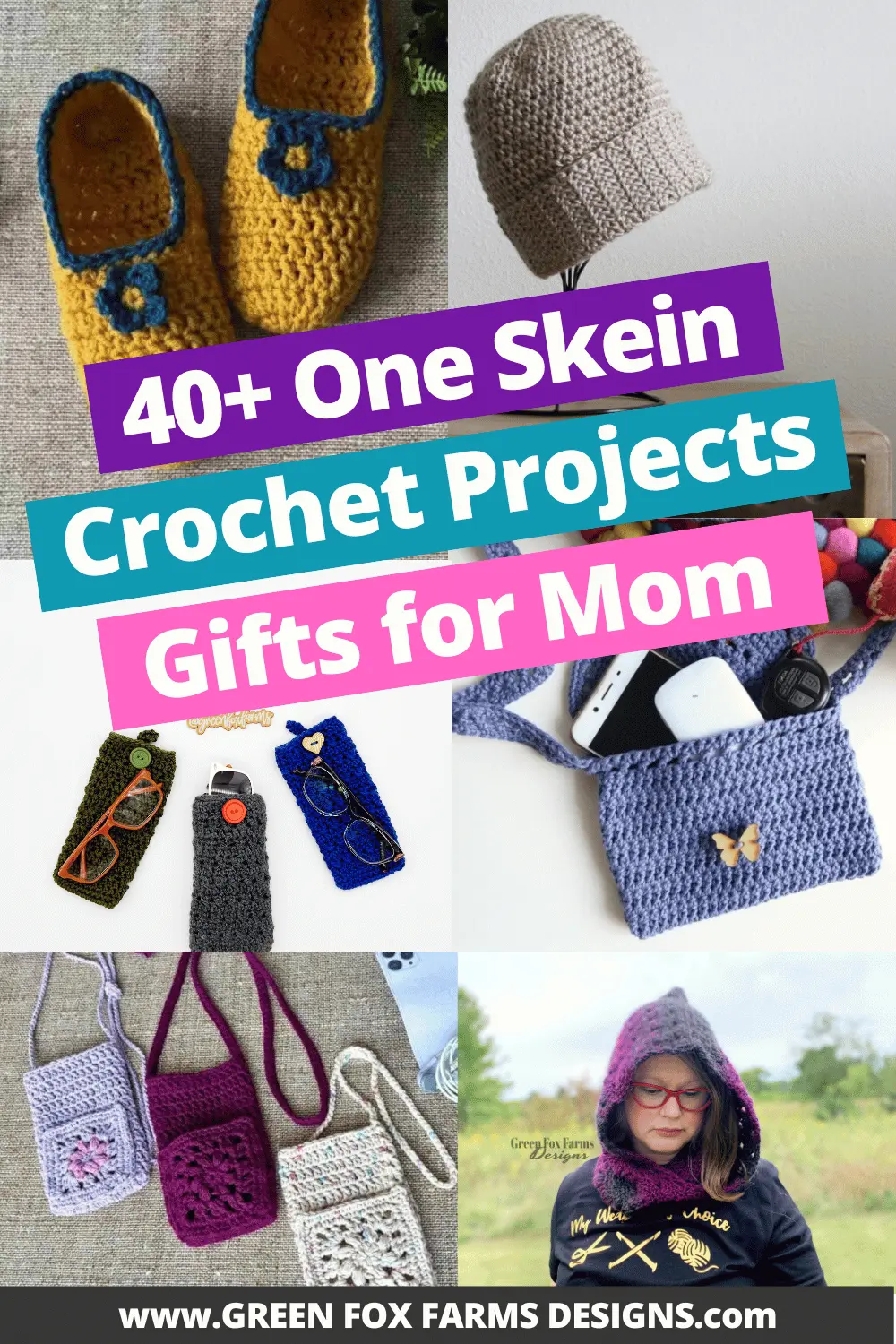 crochet 40 One Skein Crochet Projects for Mothers Day Roundup by Green Fox Farms Designs © 2026 Pin 7