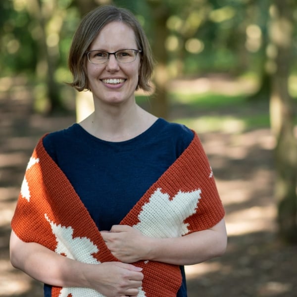 Autumn Leaves Scarf Crochet Pattern by Elimee Designs