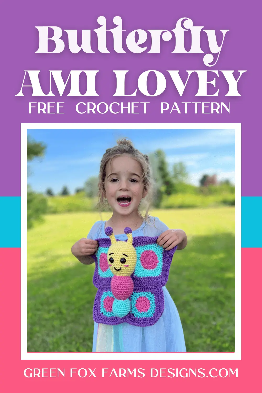 crochet Bijoux Crochet Butterfly Amigurumi Pattern Free Green Fox Farms Designs PINS 4