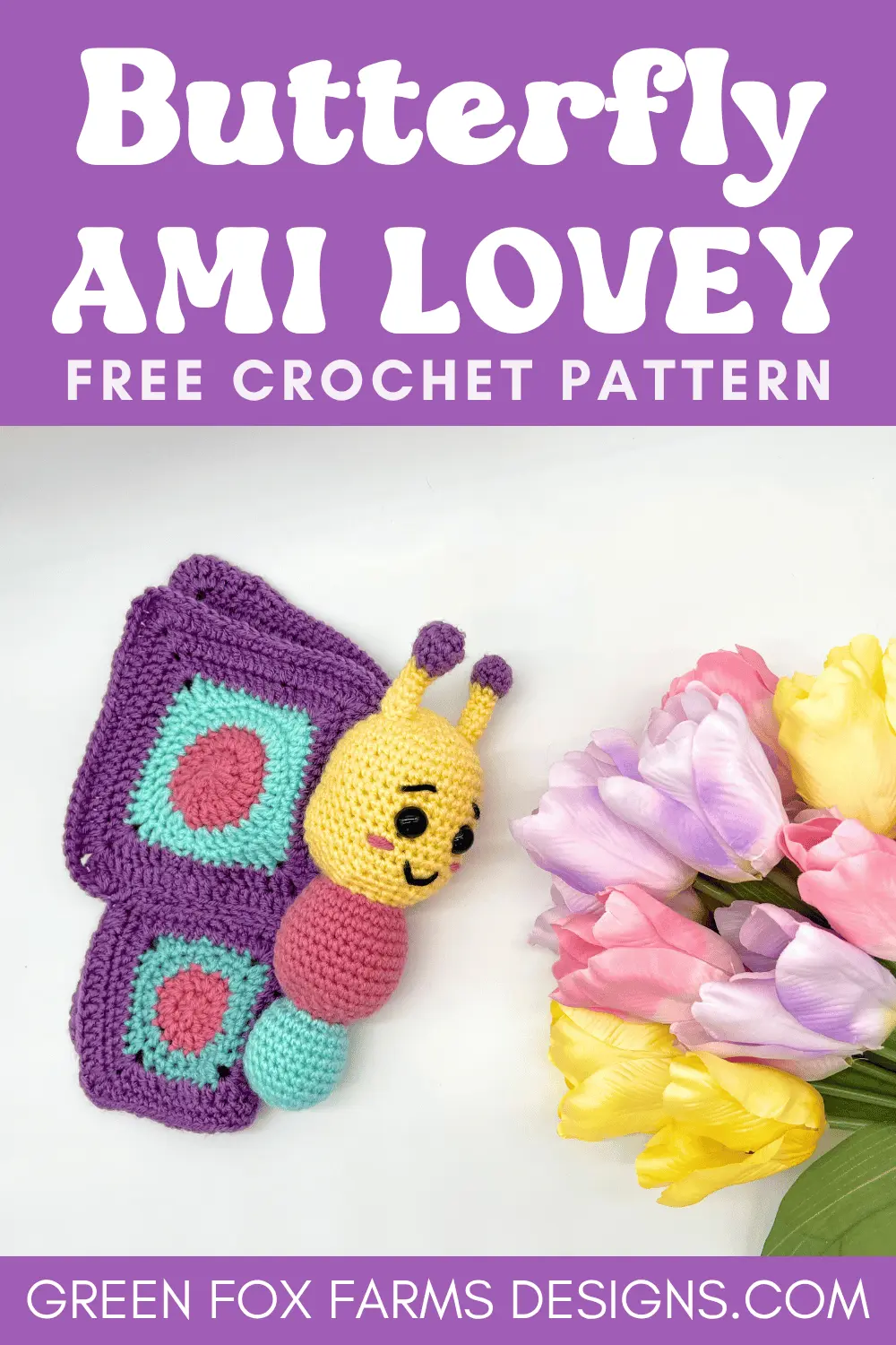 crochet Bijoux Crochet Butterfly Amigurumi Pattern Free Green Fox Farms Designs PINS 6