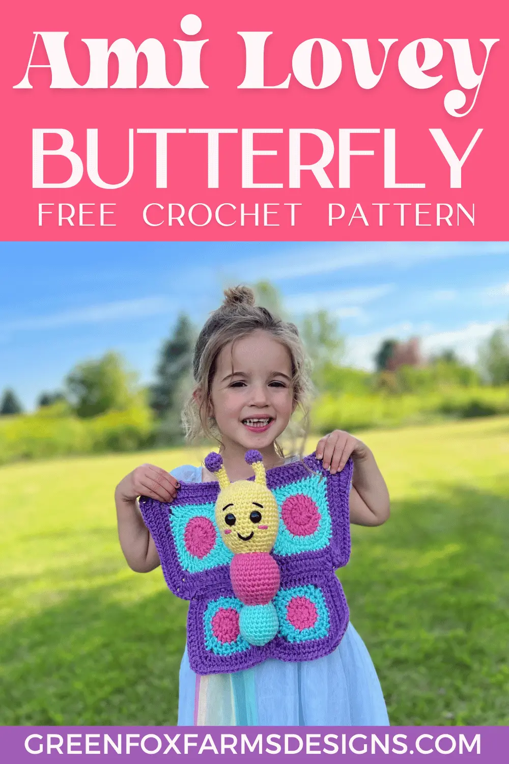 crochet Bijoux Crochet Butterfly Amigurumi Pattern Free Green Fox Farms Designs PINS 8