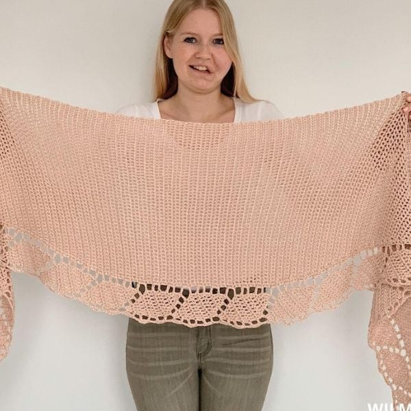 Vibrant Virginia Shawl Free Pattern by Wilmade