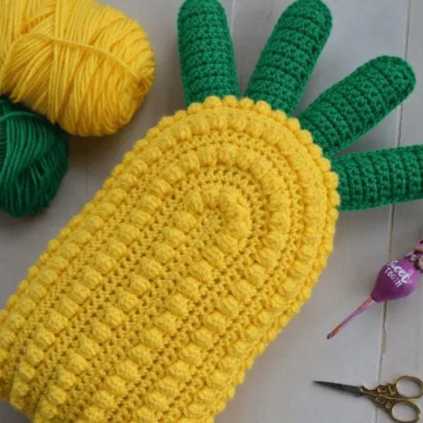 Tropical Pineapple Pillow Pattern by A Crafty Concept
