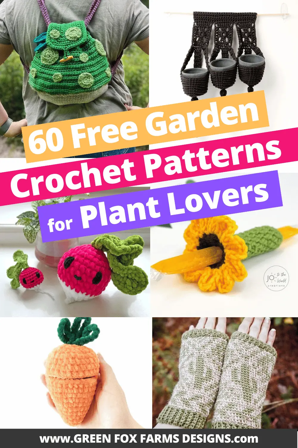crochet 60 Free Crochet Garden Patterns for Summer Roundup by Green Fox Farms Designs © 2026 Pin 4