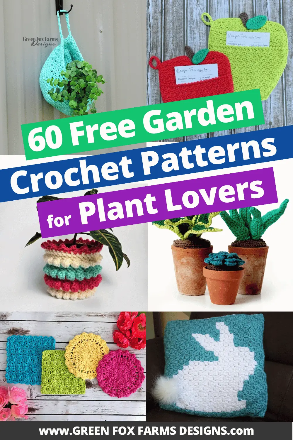crochet 60 Free Crochet Garden Patterns for Summer Roundup by Green Fox Farms Designs © 2026 Pin 8