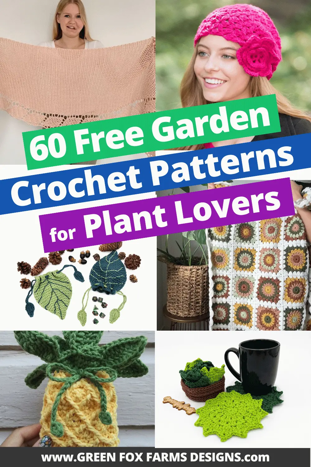 crochet 60 Free Crochet Garden Patterns for Summer Roundup by Green Fox Farms Designs © 2026 Pin 9