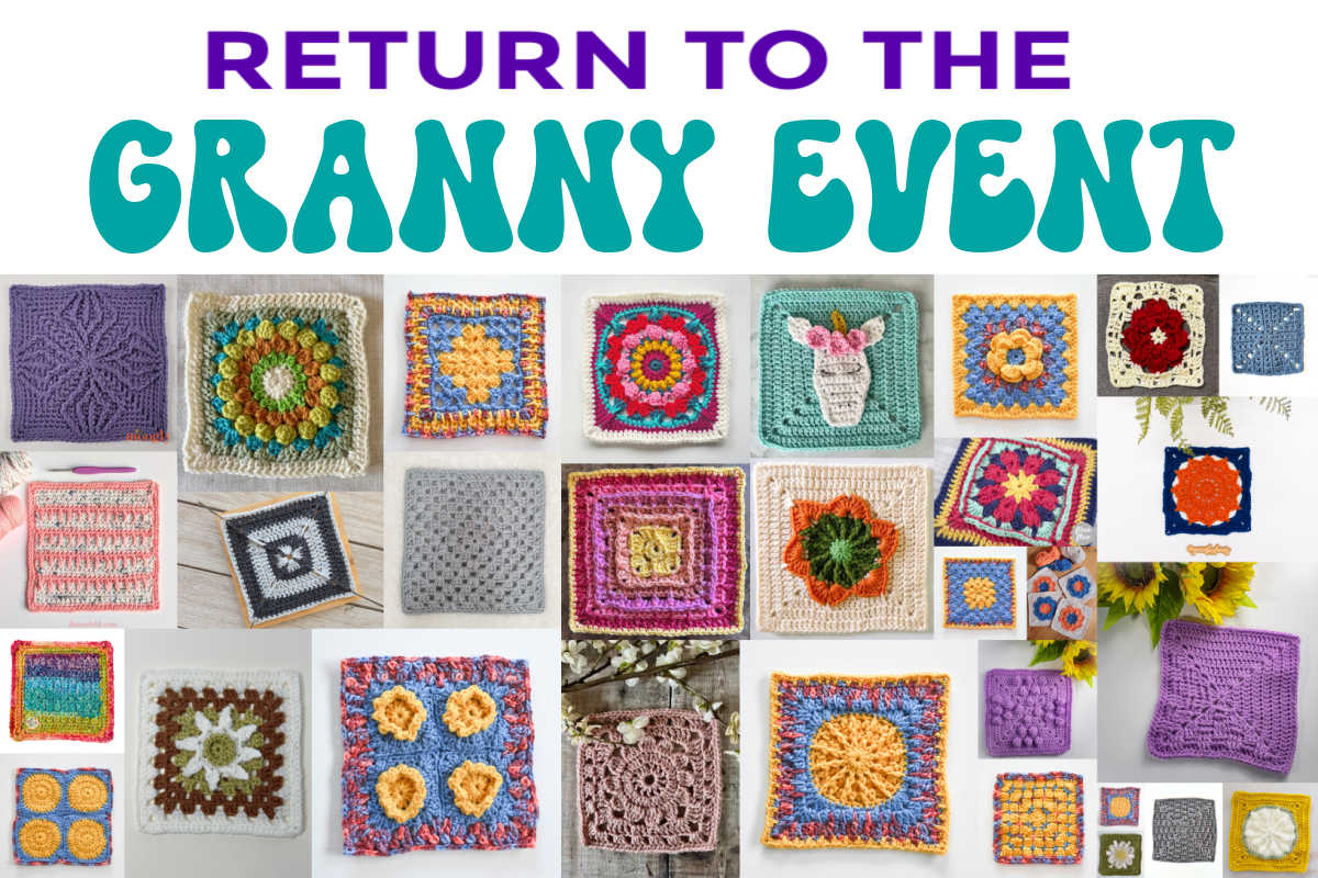 crochet Granny event button