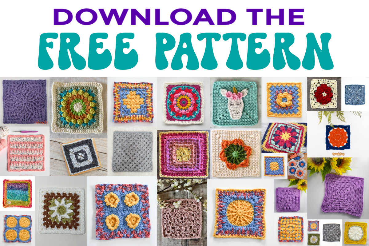crochet granny download button