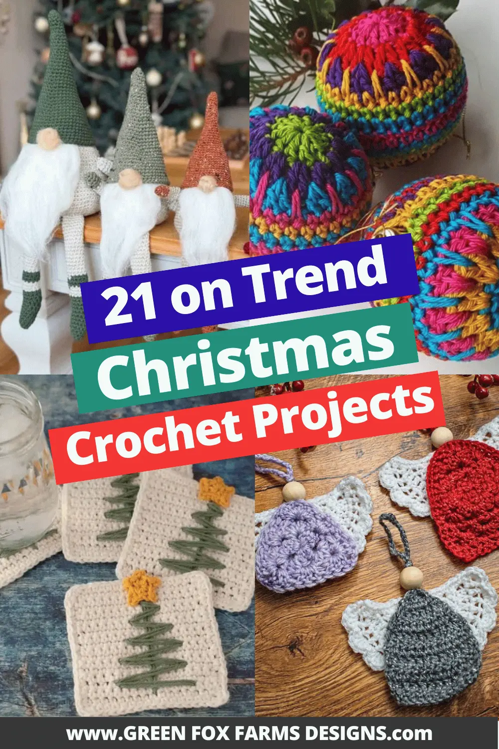 crochet 21 Trendy Free Christmas Crochet Ideas Pattern Roundup by Green Fox Farms Designs © 2026 Pin 5