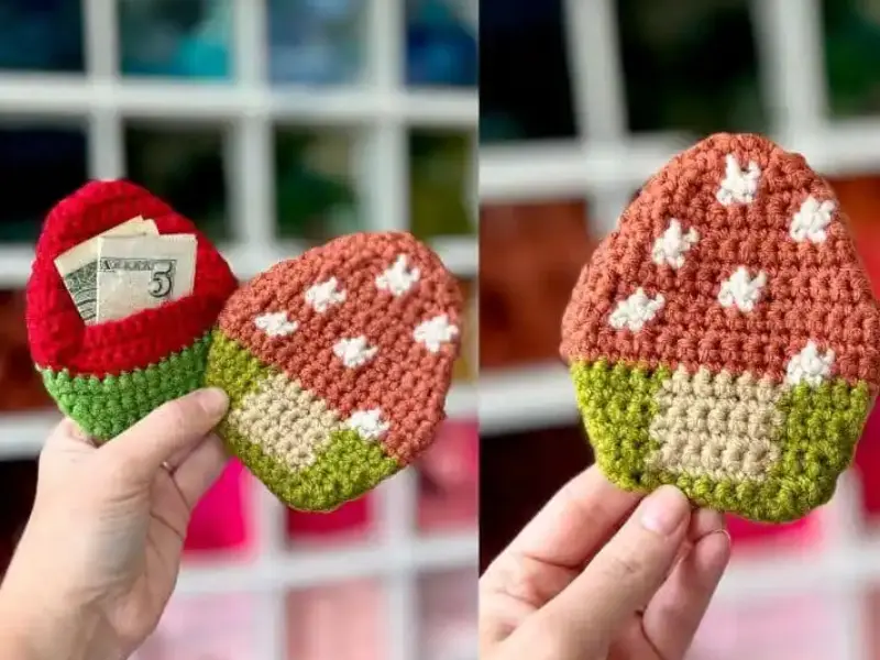 Free Toadstool Christmas Ornament by Green Fox Farms Designs