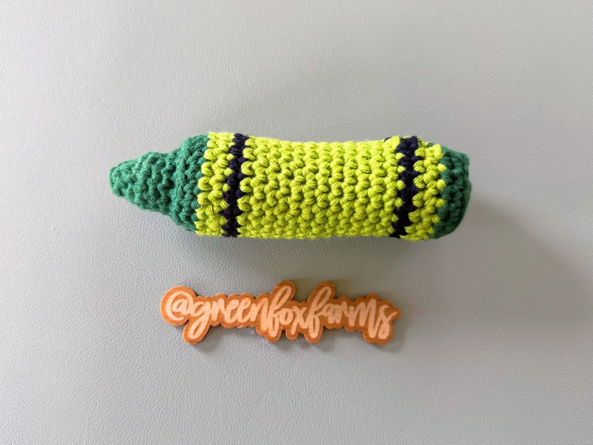 crochet Free Crochet School Supplies Crayon Amigurumi Pattern web