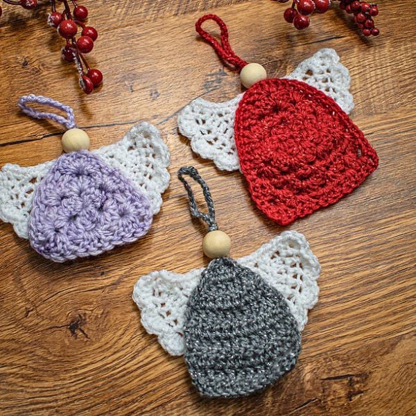 crochet Free Easy Crochet Angels Pattern by Sunflower Cottage Crochet