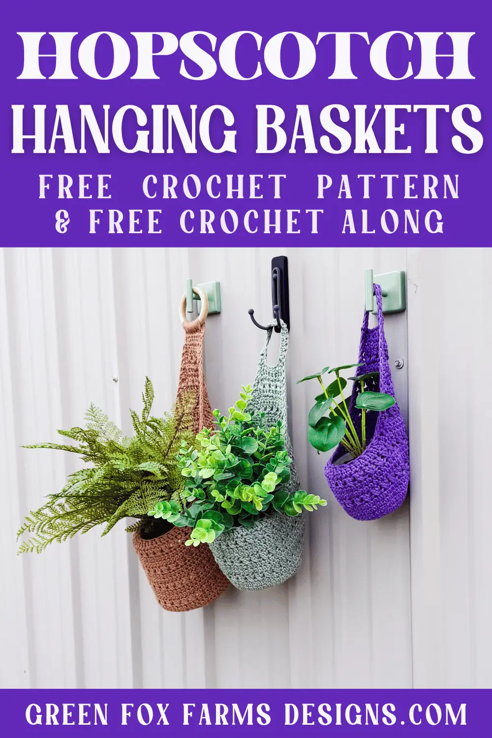 crochet Hopscotch Crochet Hanging Basket Crochet Along Free Pattern Green Fox Farms Designs PIN 2