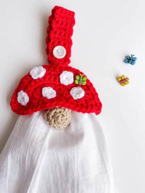Free Toadstool Christmas Ornament by Green Fox Farms Designs