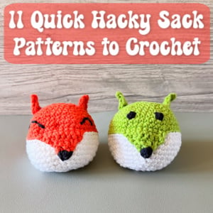11 hacky sacks RU stickers for knitters
