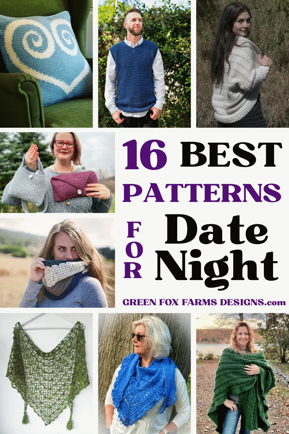 crochet 16 Best Date Night Crochet patterns sunshine and stitches pin 3