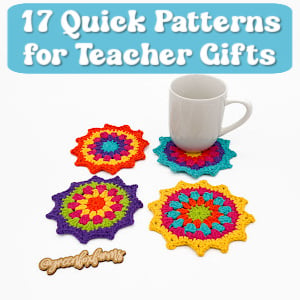 crochet 17 teacher gift patterns TN