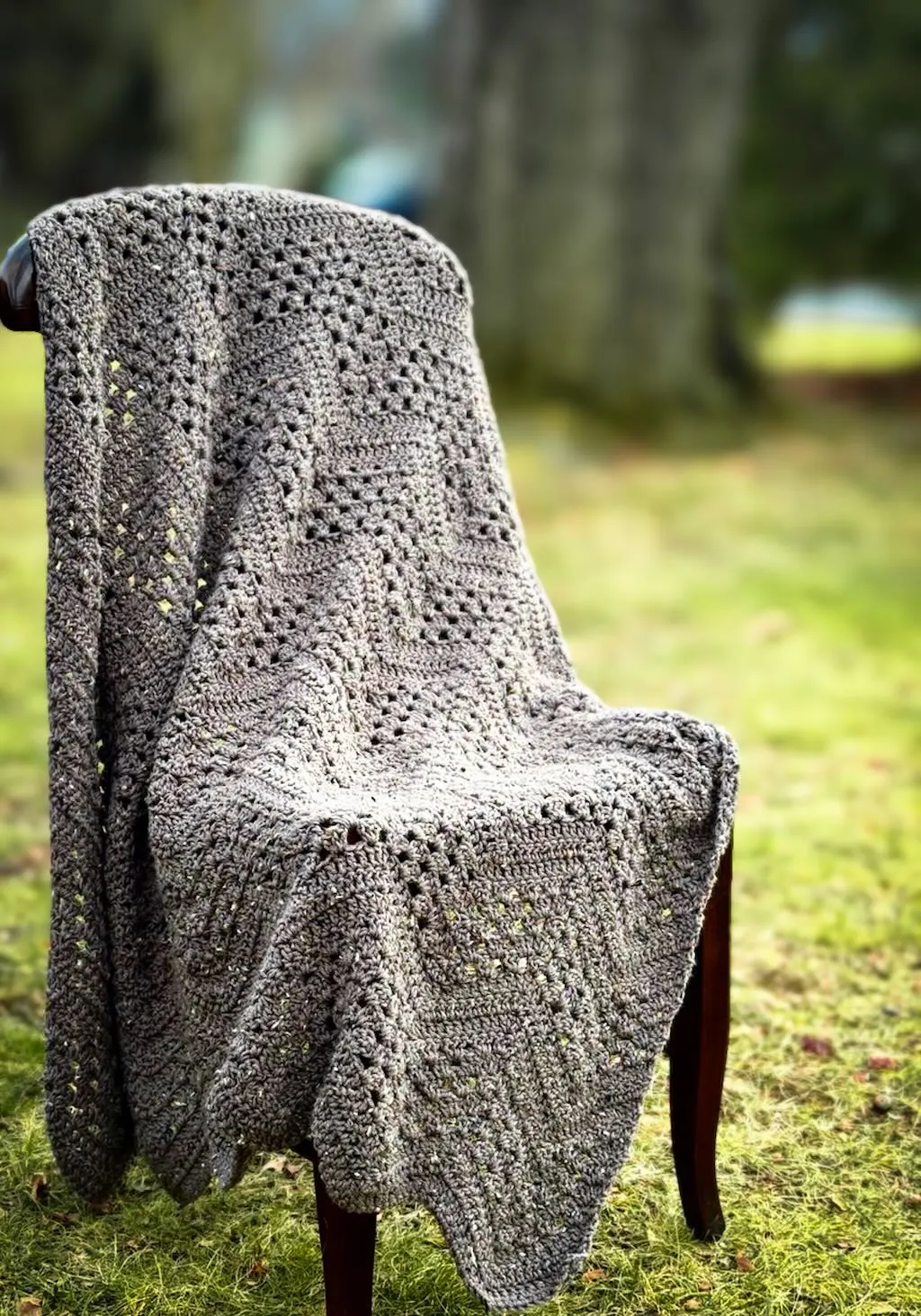 crochet Morgan Ripple Blanket 1
