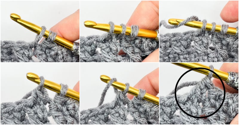 crochet esc dec esc2tog tute