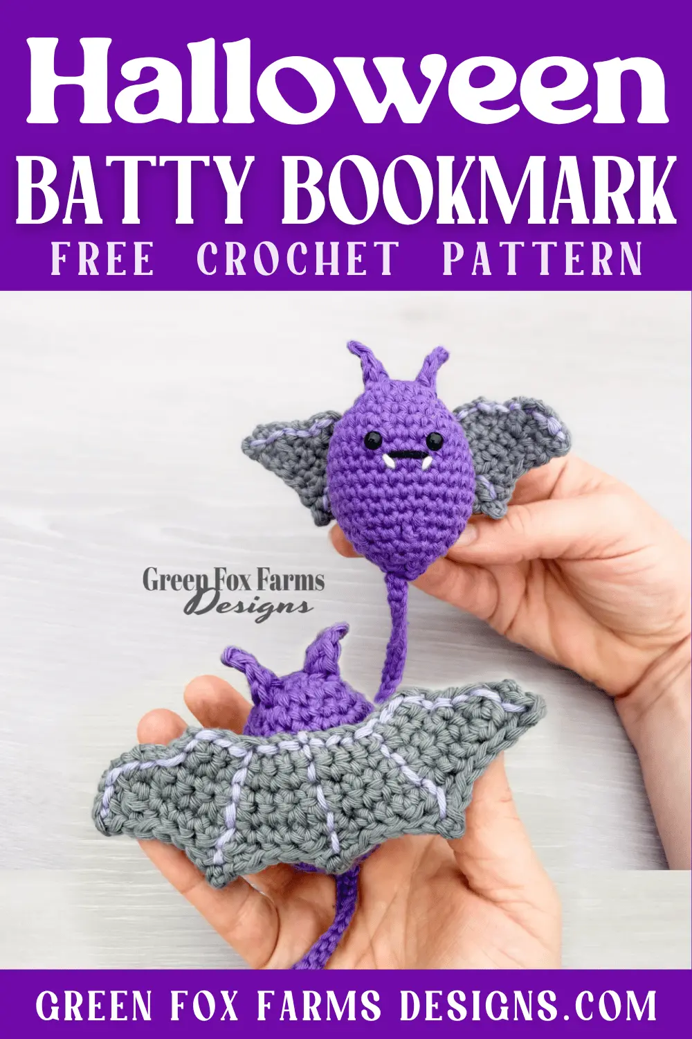 crochet 3 Free Amigurumi Mini Halloween Crochet Patterns Green Fox Farms Designs PIN 2