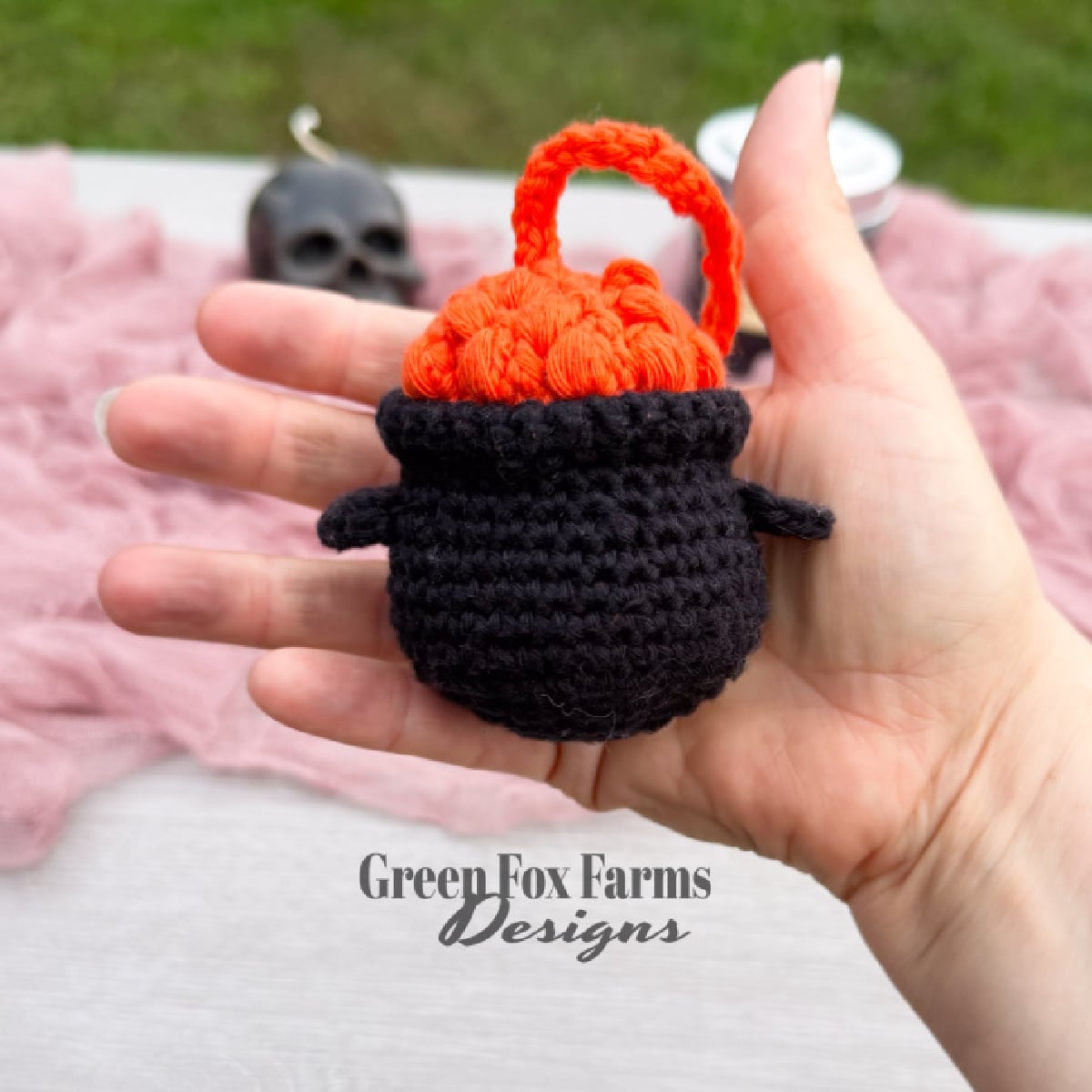 crochet Mini Halloween Crochet Patterns Cauldron web