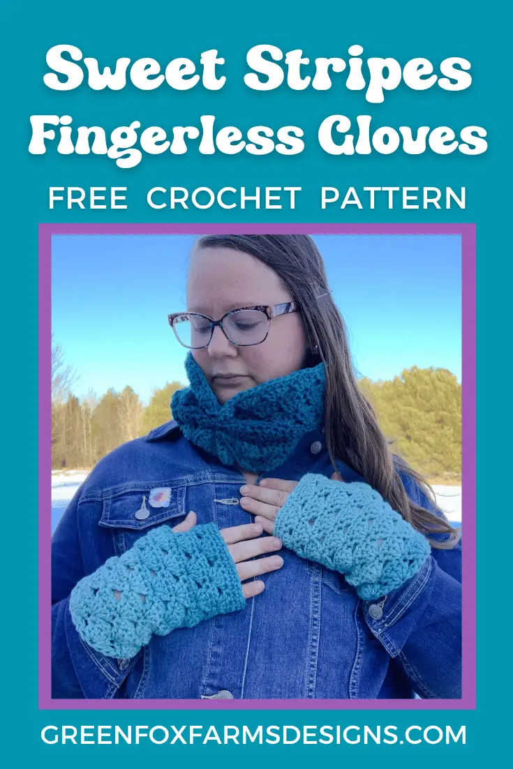 Sweet Stripes Ear Warmer - Easy Crochet Pattern - Fall Crochet Ear Warmer - Crochet Winter Headband - Beginner Crochet Patterns by greenfoxfarmsdesigns.com