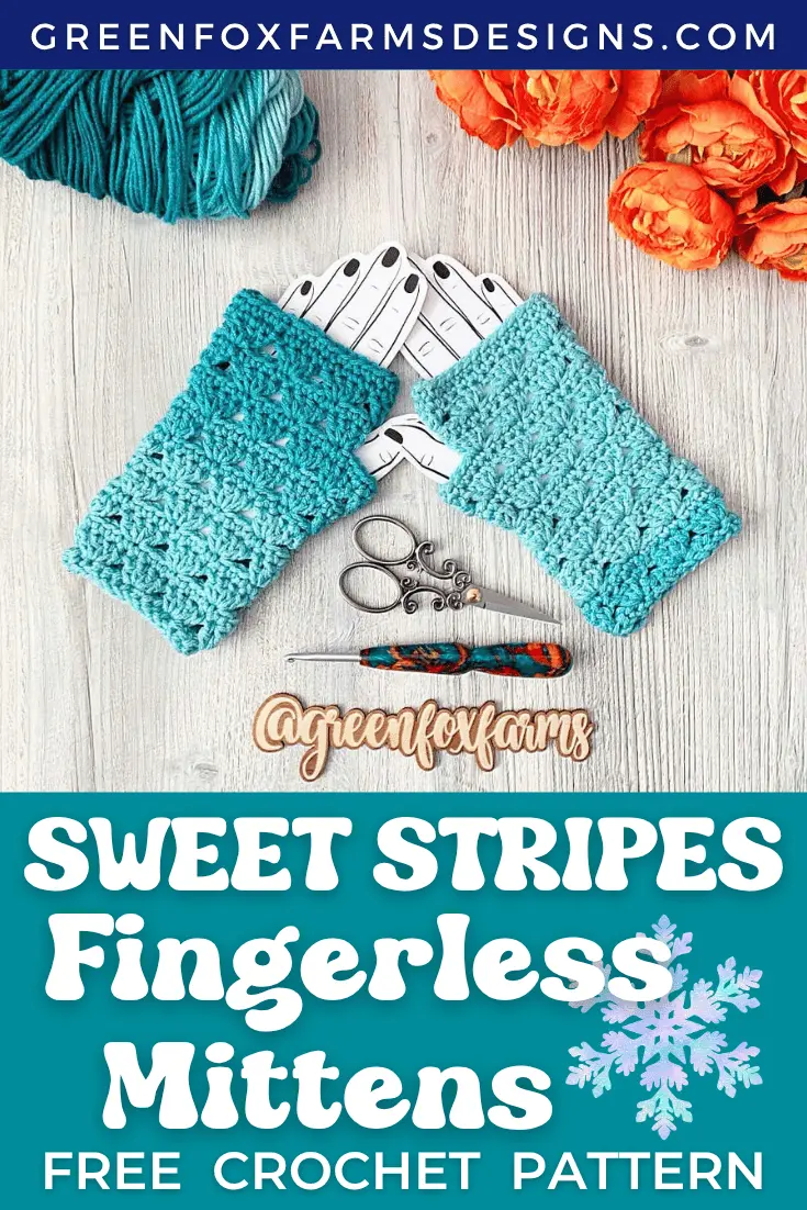 Sweet Stripes Ear Warmer - Easy Crochet Pattern - Fall Crochet Ear Warmer - Crochet Winter Headband - Beginner Crochet Patterns by greenfoxfarmsdesigns.com