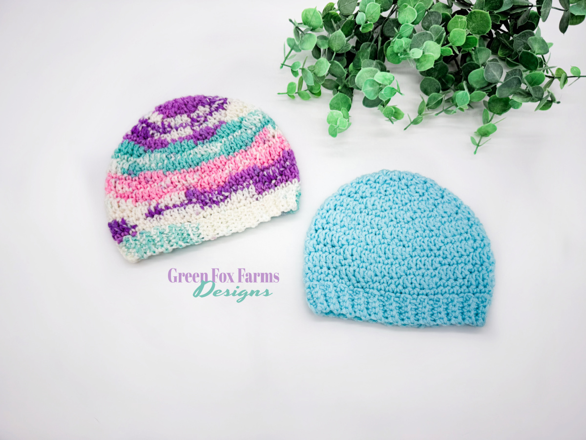 crochet Waypoint Free Micro Preemie Crochet Hat Pattern Baby Beanies by © 2026 Green Fox Farms Designs Baby web