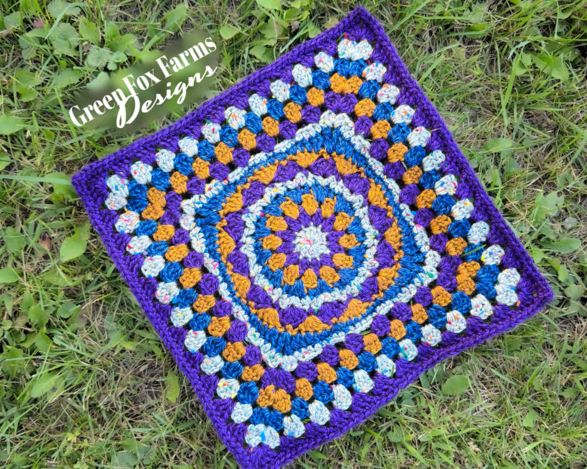 calliopes compass 12 inch granny square web crochet calliopes compass 12 inch granny square web