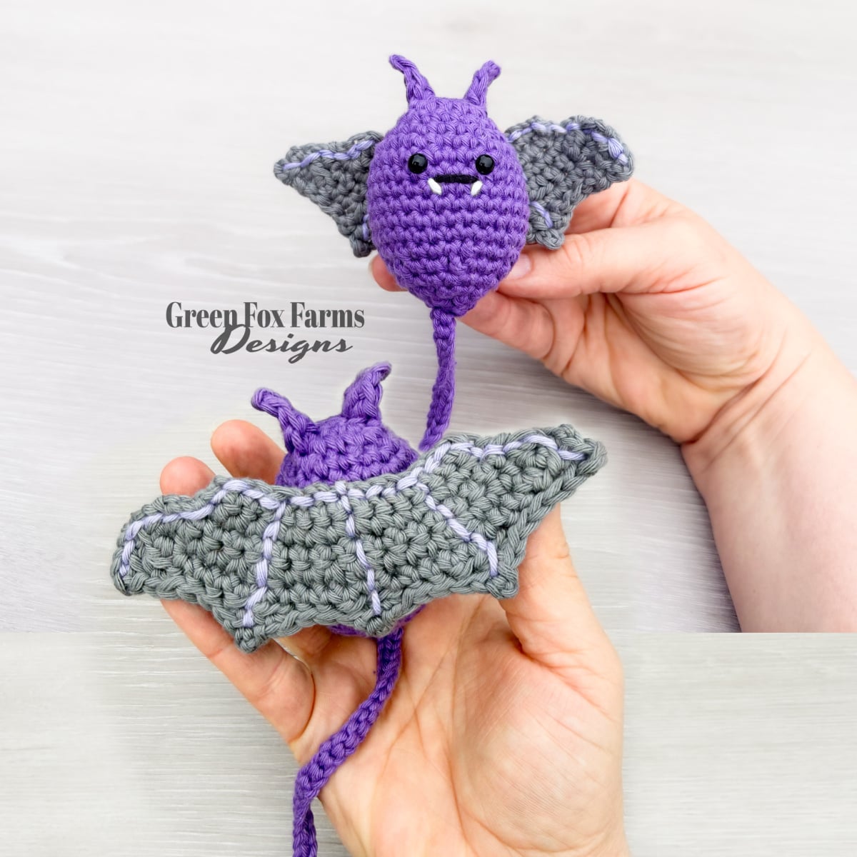 crochet halloween mini amis bat web