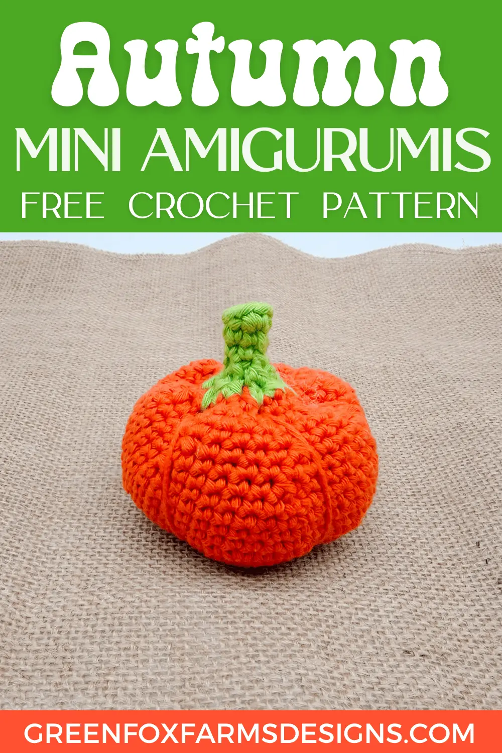 crochet 1 Mini Fall Crochet Patterns Green Fox Farms Designs PIN 8