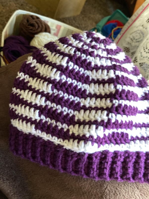 crochet 1 waypoint beanie test debbie