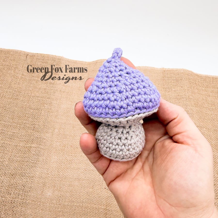 Autumn Amigurumis Mini Fall Crochet Patterns © 2026 by Green Fox Farms Designs web mushroom crochet Autumn Amigurumis Mini Fall Crochet Patterns © 2026 by Green Fox Farms Designs web mushroom
