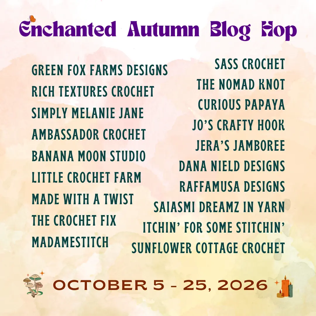 Fathers Day Crochet patterns blog hop list of designers and dates