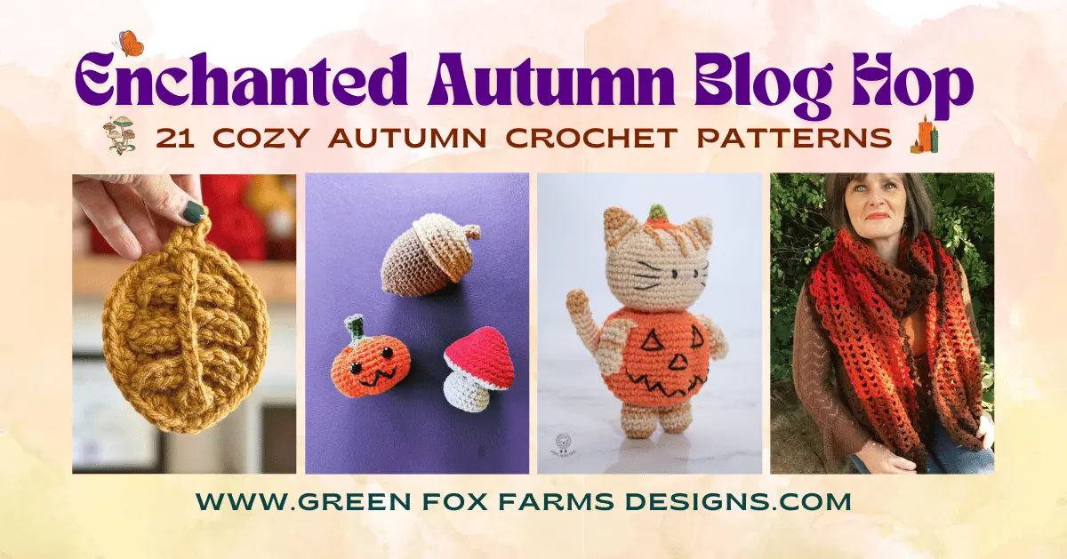 Enchanted Autumn Blog Hop 2026: 21 Free Crochet Patterns