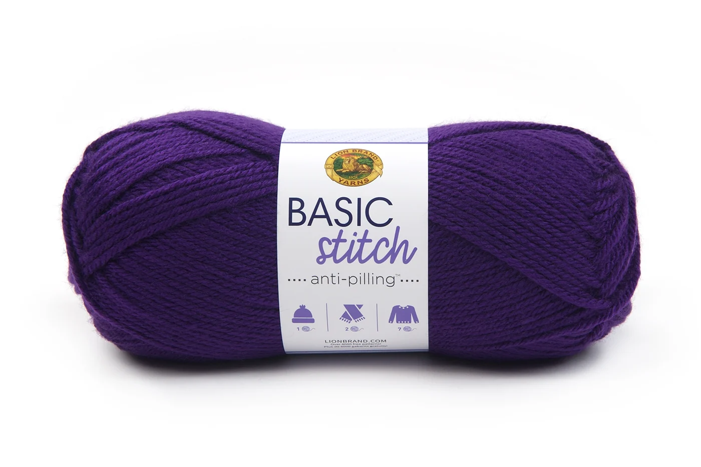 crochet basic stitch purple